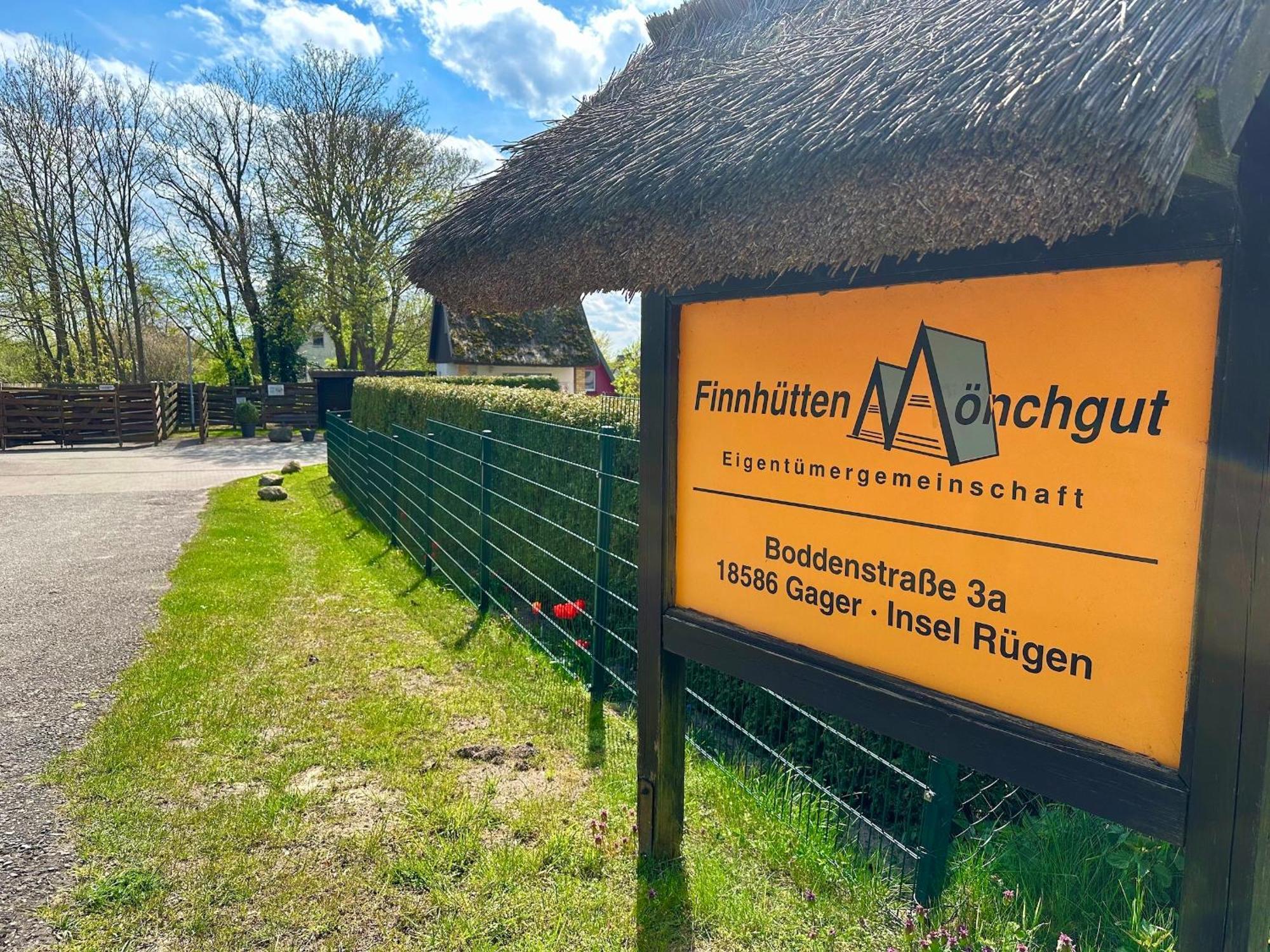 Finnhuette Nr.42 Auf Moenchgut Gager Eksteriør bilde